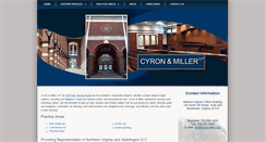 Desktop Screenshot of cyronmiller.com